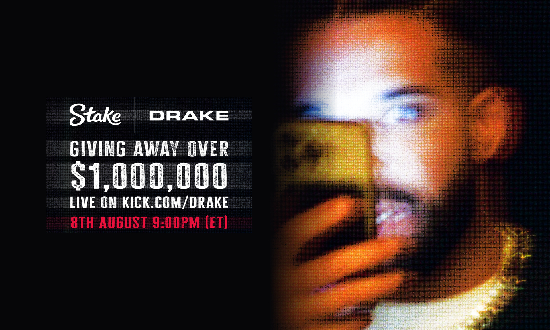 Stake Announces New Drake Kick Stream with $1 Million Giveaway ...