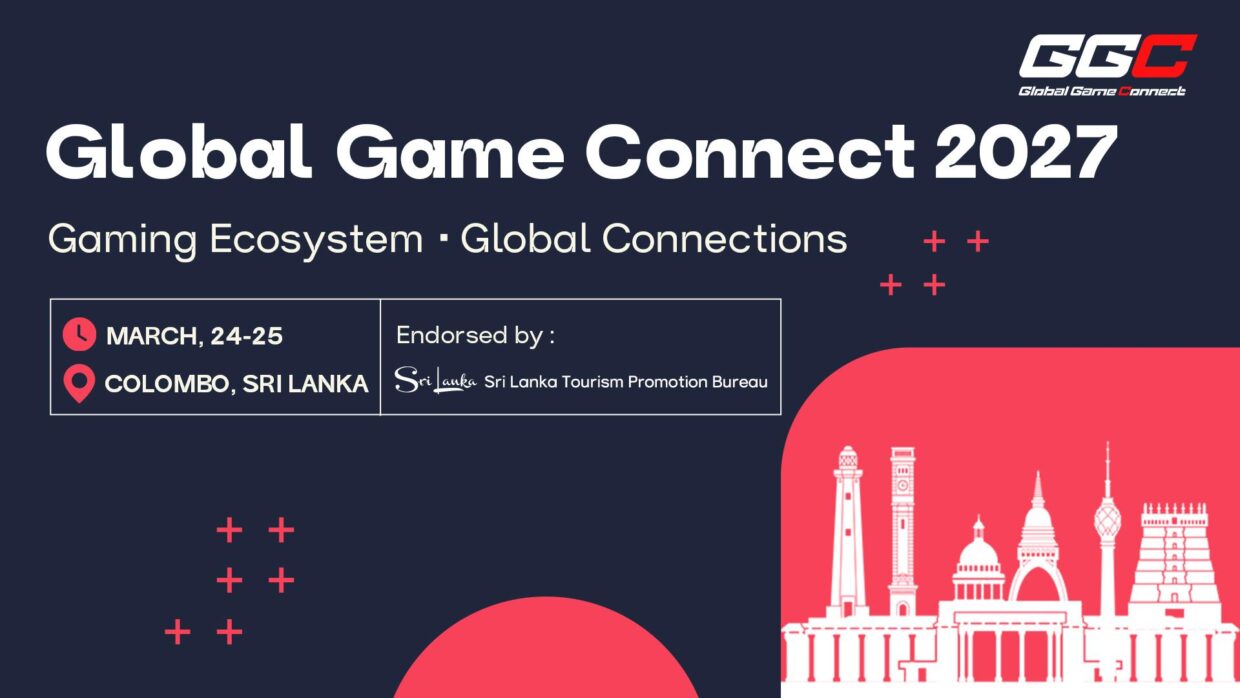Global Game Connect 2027 in Colombo, Sri Lanka, March 24-25. Focus on gaming ecosystem and global connections.